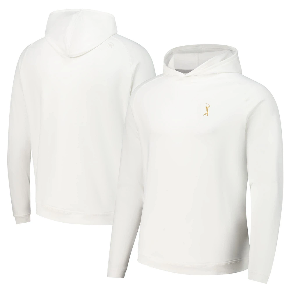 Sweat à capuche blanc Peter Millar THE PLAYERS Pine Performance pour homme