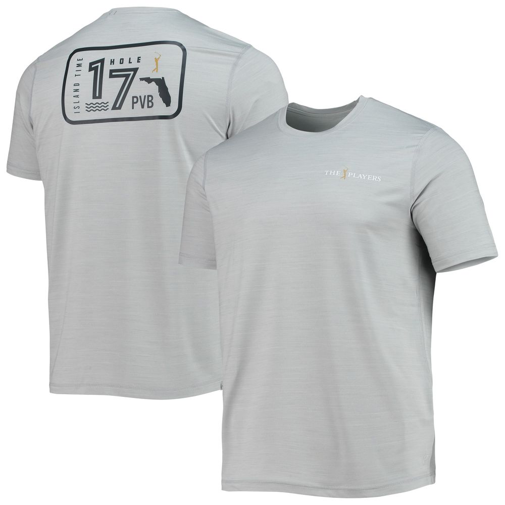 Men's Puma Heathered Gray THE PLAYERS CLOUDSPUN T-Shirt