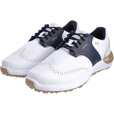 Chaussures à crampons de golf Puma THE PLAYERS Phantom Cat Gator pour hommes, blanches