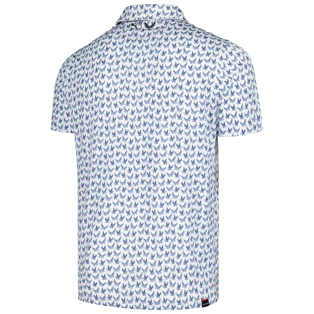 Polo blanc Puma THE PLAYERS Volition Bald Eagle pour hommes