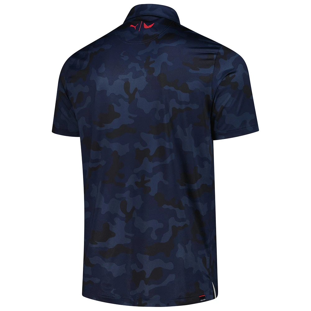 Men's Puma x Volition America Navy THE PLAYERS Camo Polo