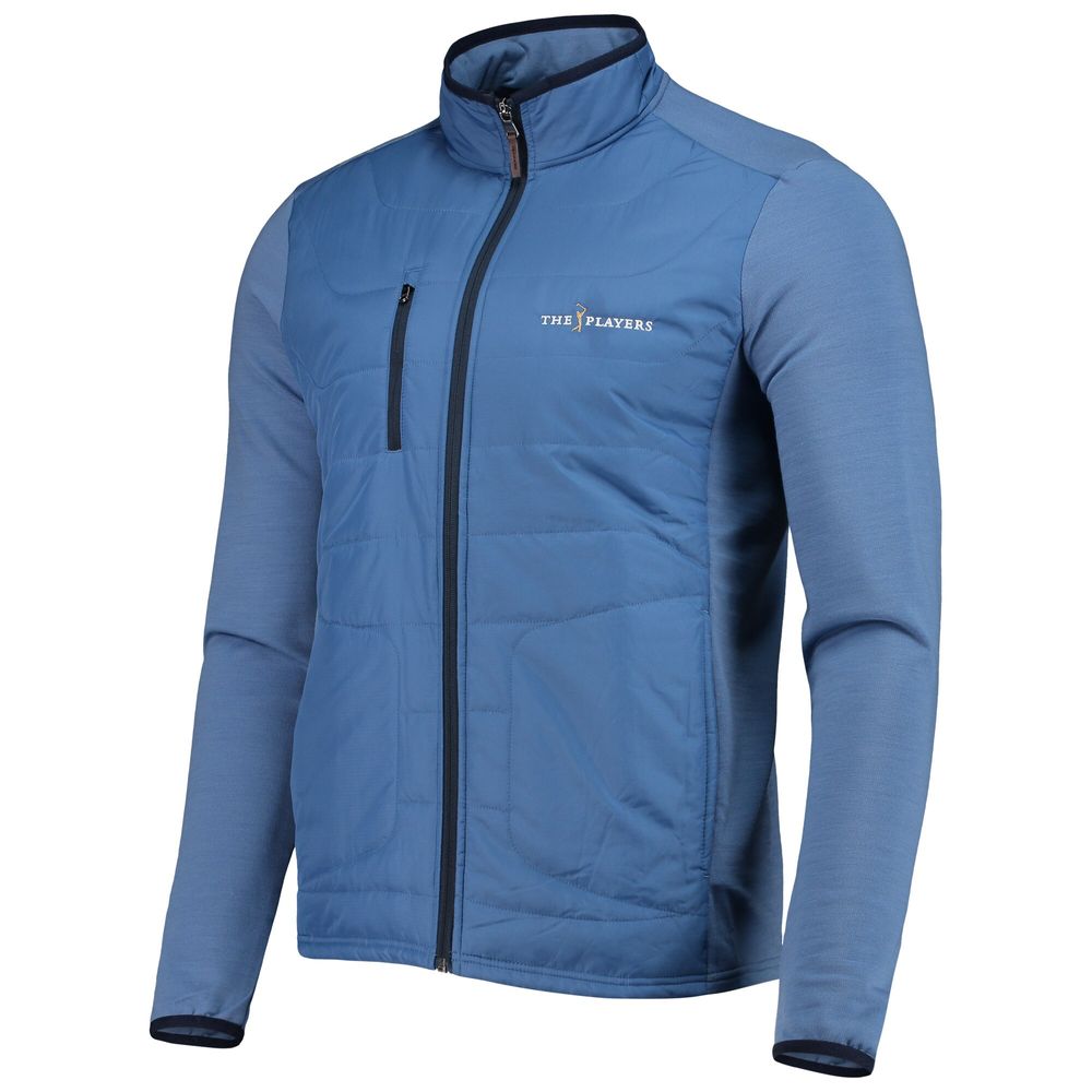 Men's RLX Blue THE PLAYERS Tri-Blend Full-Zip Jacket