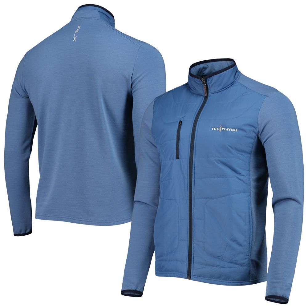 Men's RLX Blue THE PLAYERS Tri-Blend Full-Zip Jacket