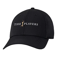 Casquette réglable 2024 THE PLAYERS Ahead Stratus noire structurée Ultimate Fit pour hommes