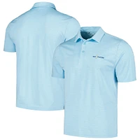 Men's Under Armour Heather Light Blue THE PLAYERS Playoff 3.0 Polo