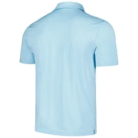 Men's Under Armour Heather Light Blue THE PLAYERS Playoff 3.0 Polo