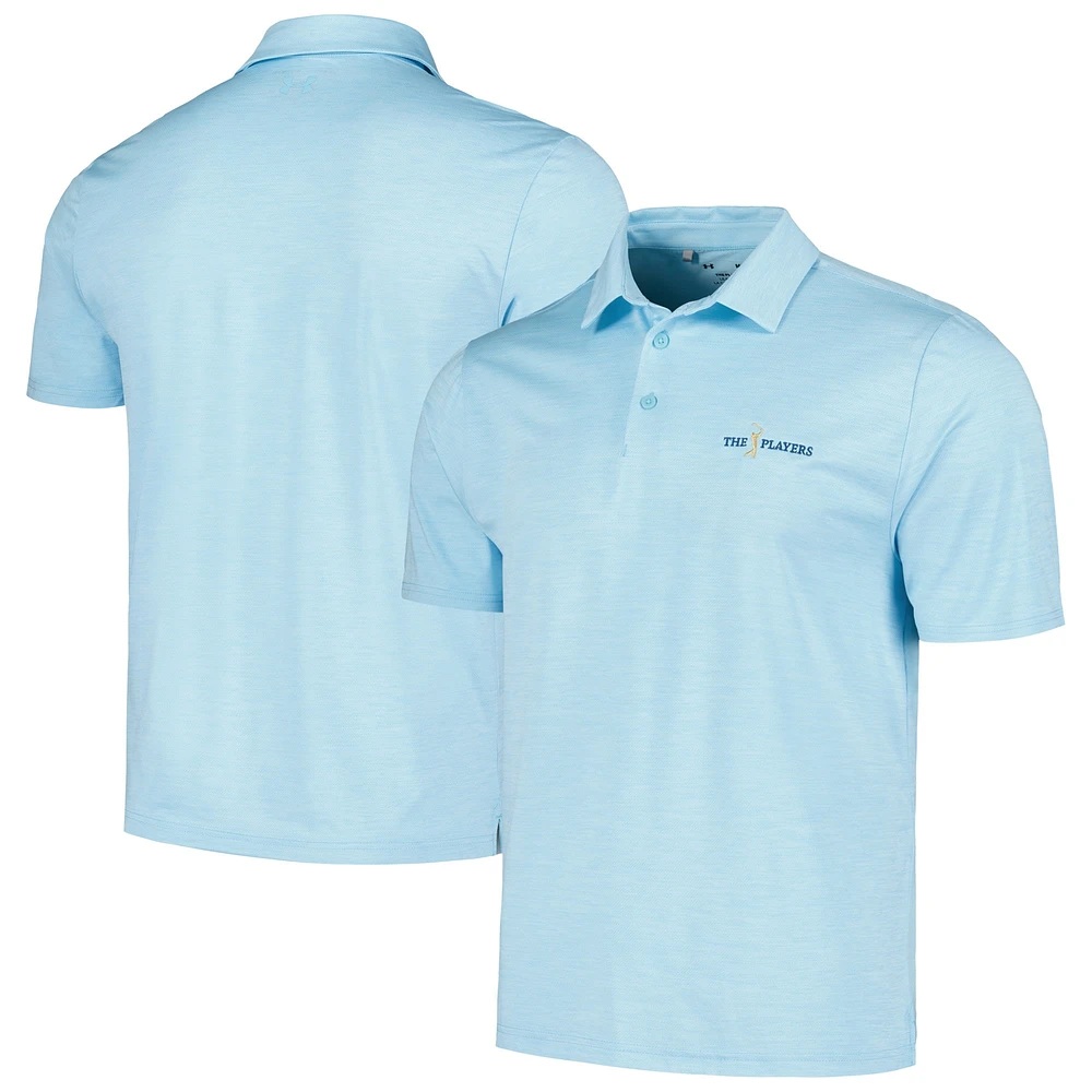 Under Armour Heather Bleu clair Polo THE PLAYERS Playoff 3.0 pour homme