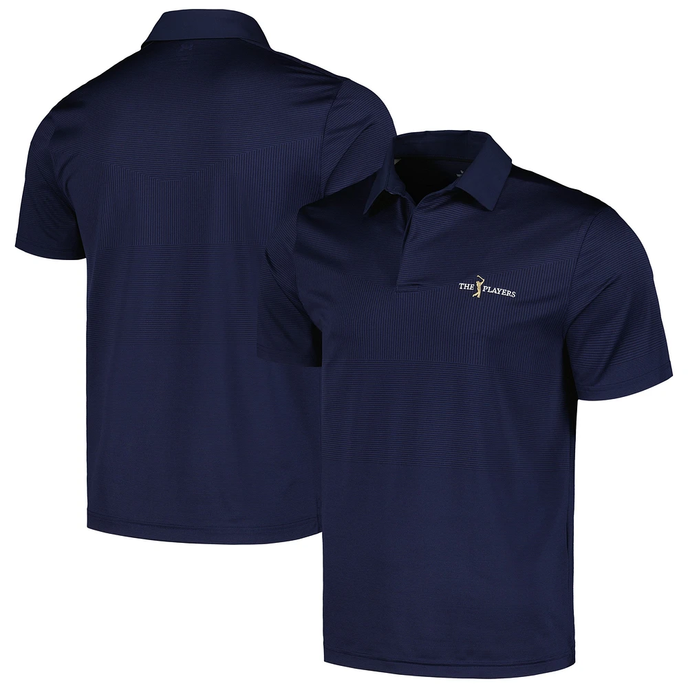 Men's Under Armour Navy THE PLAYERS Tour Tips Jacquard Polo