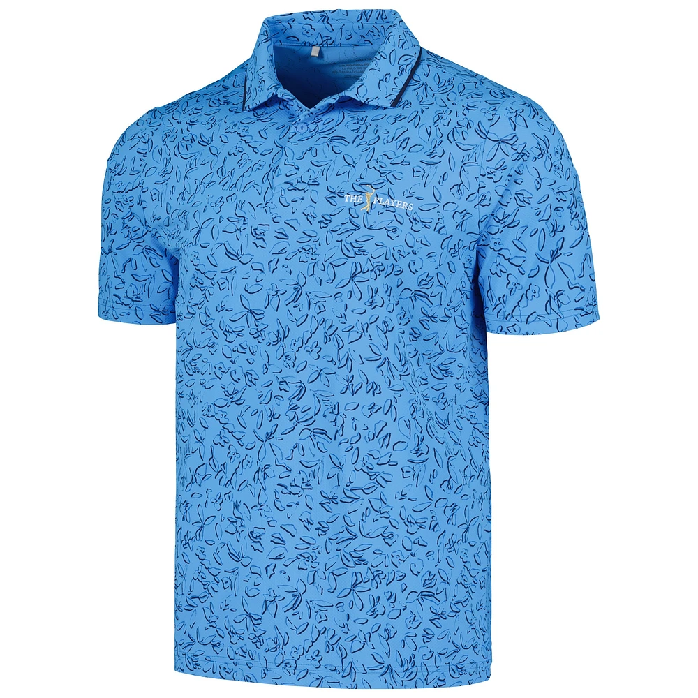 Men's Under Armour Royal THE PLAYERS Iso-Chill Floral Polo