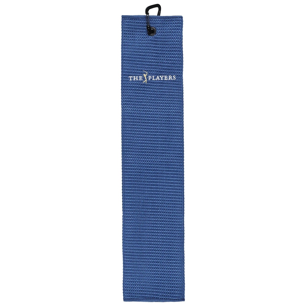 Navy THE PLAYERS Microscrubber Golf Towel