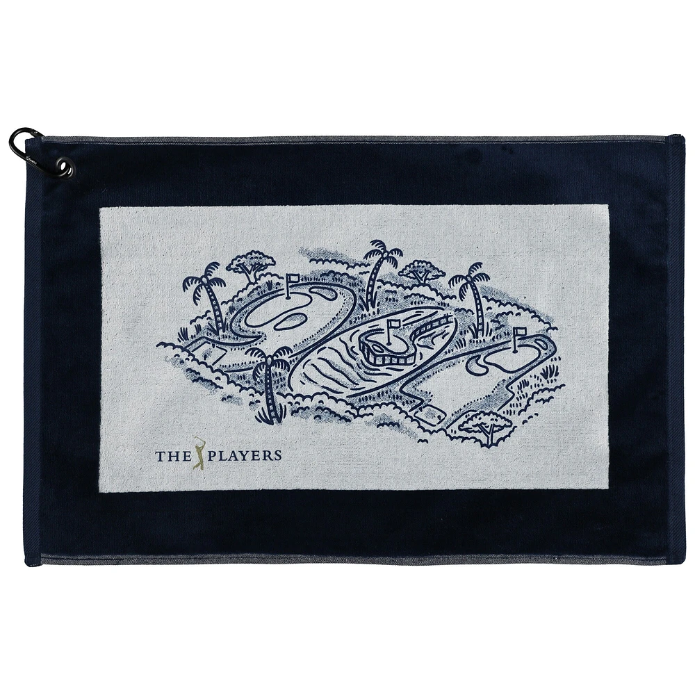 THE PLAYERS Course Map Classic Edge Golf Towel