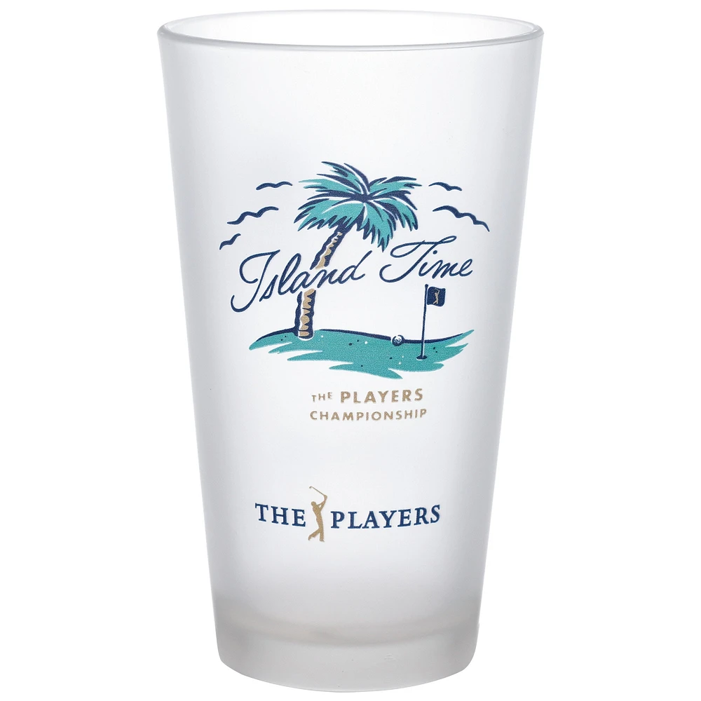 THE PLAYERS Island Time 16oz. Frosted Pint Glass