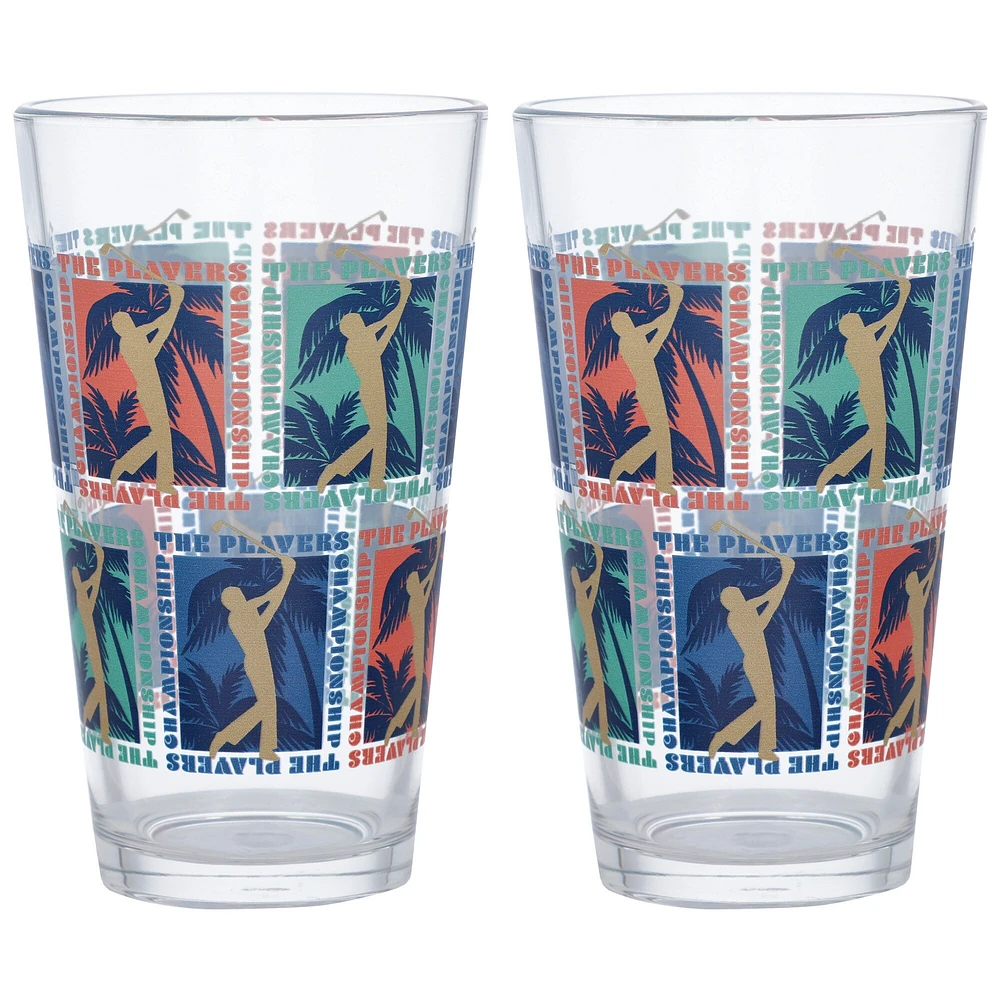 THE PLAYERS Post Card 2-Pack Pint Glass Set