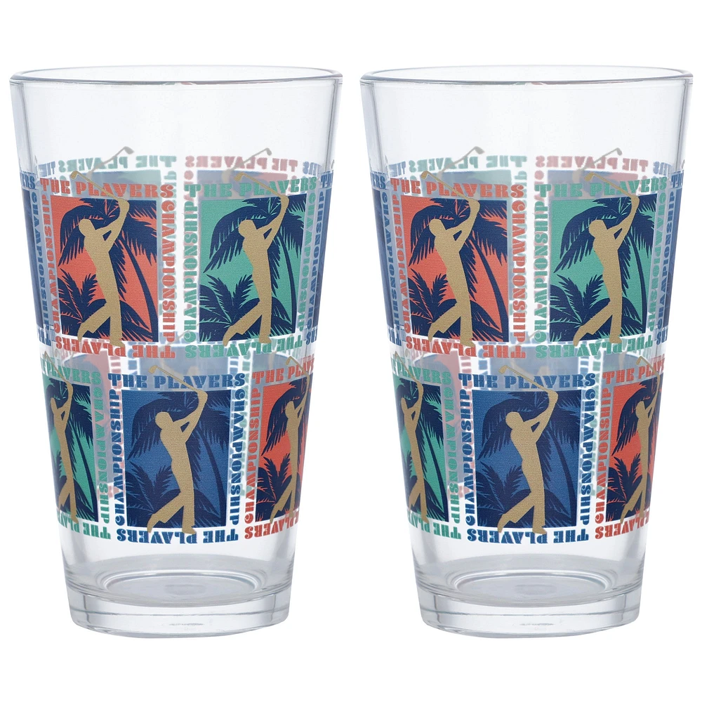 THE PLAYERS Post Card 2-Pack Pint Glass Set