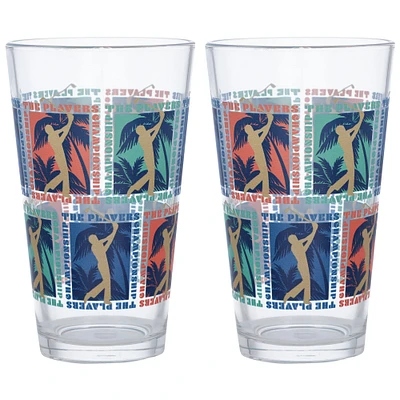 THE PLAYERS Post Card 2-Pack Pint Glass Set