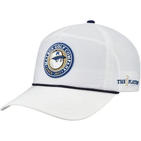 Unisex Malbon Golf  White THE PLAYERS Bucket Seal Rope Adjustable Hat