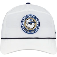 Unisex Malbon Golf  White THE PLAYERS Bucket Seal Rope Adjustable Hat