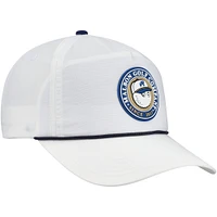Unisex Malbon Golf  White THE PLAYERS Bucket Seal Rope Adjustable Hat