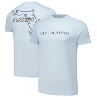 T-shirt unisexe Flomotion bleu clair THE PLAYERS Florida Outline