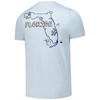 T-shirt unisexe Flomotion bleu clair THE PLAYERS Florida Outline