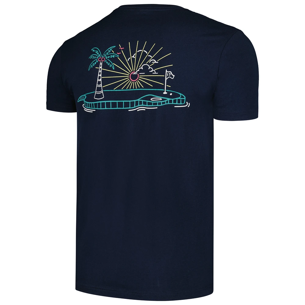 T-shirt unisexe Flomotion bleu marine THE PLAYERS Clubhouse