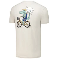 Unisex Flomotion Tan THE PLAYERS Biking Gator T-Shirt