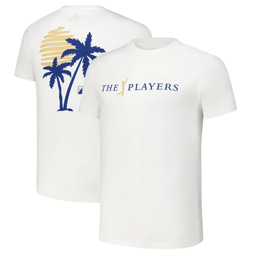 T-shirt unisexe blanc Flomotion THE PLAYERS Sun Palms