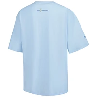 Women's Barstool Golf  Light Blue THE PLAYERS Oversized T-Shirt