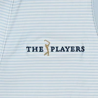 Women's FootJoy  Light Blue THE PLAYERS Striped Sleeveless Polo
