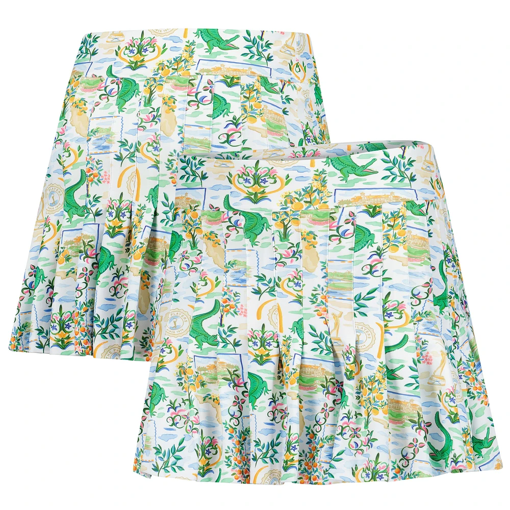 Jupe-short Gwen Sawgrass Clubhouse bleue THE PLAYERS pour femme de Smith & Quinn