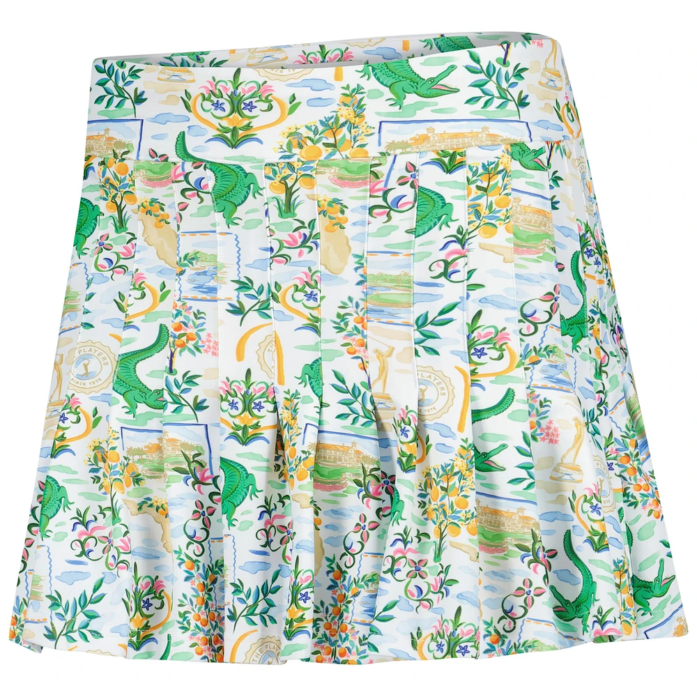 Jupe-short Gwen Sawgrass Clubhouse bleue THE PLAYERS pour femme de Smith & Quinn
