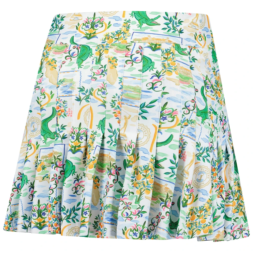 Jupe-short Gwen Sawgrass Clubhouse bleue THE PLAYERS pour femme de Smith & Quinn