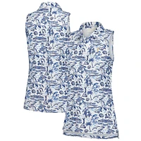 Women's Smith & Quinn  White THE PLAYERS Florida Icon Alice Sleeveless Polo