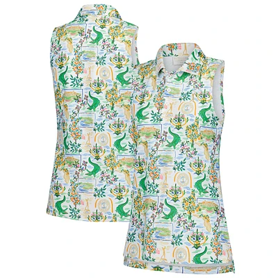 Women's Smith & Quinn  White THE PLAYERS Sawgrass Clubhouse Alice Sleeveless Polo