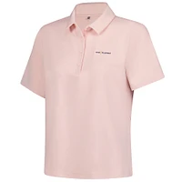 Women's Under Armour  Pink THE PLAYERS Aura Heather Polo