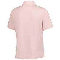 Women's Under Armour  Pink THE PLAYERS Aura Heather Polo