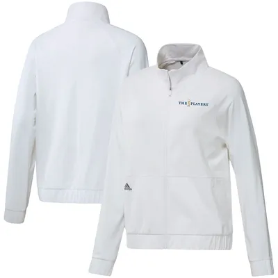 THE PLAYERS adidas Women's Essentials Raglan Full-Zip Bomber Jacket - White