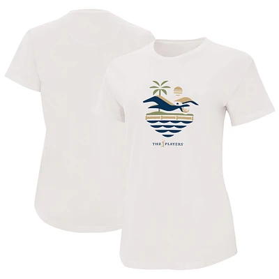 T-shirt Ahead blanc THE PLAYERS Seagul Island Green Aurora pour femme