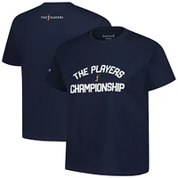 Women's Barstool Golf  Navy THE PLAYERS Garment Dyed Cropped T-Shirt