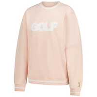 Women's Ellsworth & Ivey  Pink THE PLAYERS Golf Crewneck Pullover Sweatshirt