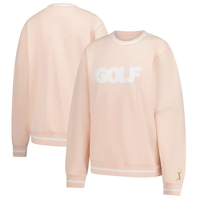 Women's Ellsworth & Ivey  Pink THE PLAYERS Golf Crewneck Pullover Sweatshirt