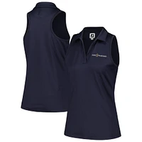 Women's FootJoy Navy THE PLAYERS ProDry® Crossover V-Neck Racerback Tank Top