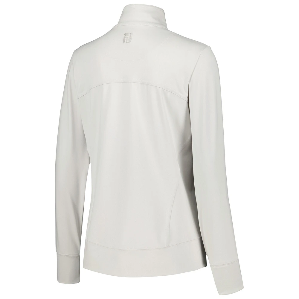 Women's FootJoy White THE PLAYERS Full-Zip Top