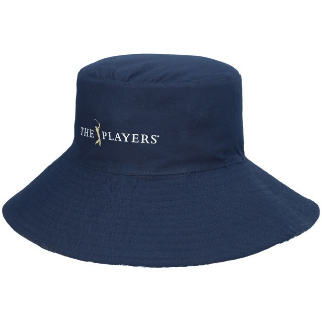 Chapeau seau réversible THE PLAYERS Alana pour femmes, bleu marine Lusso