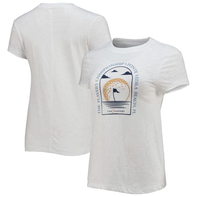 T-shirt Lusso blanc THE PLAYERS Championship Lex pour femme