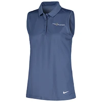 Polo sans manches THE PLAYERS Victory Performance Nike bleu pour femme