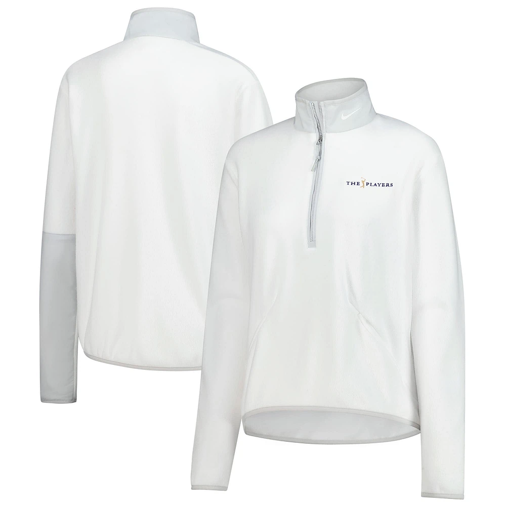 Women's Nike White 2025 THE PLAYERS Victory Half-Zip Performance Pullover