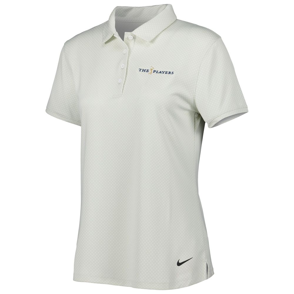 Women's Nike White THE PLAYERS Victory Texture Performance Polo