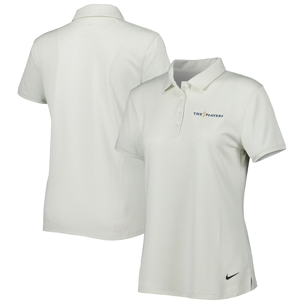 Polo Nike THE PLAYERS Victory Texture Performance pour femme, blanc