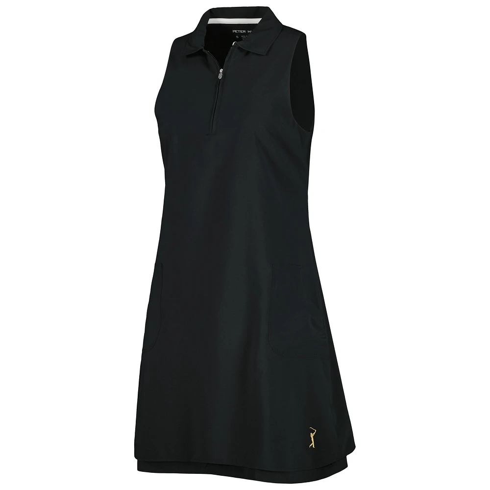 Robe de sport Peter Millar THE PLAYERS Carner pour femmes, noire